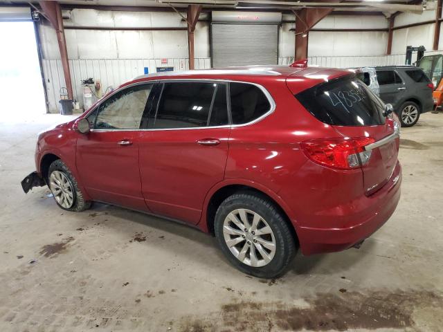 LRBFX2SA3JD004835 - 2018 BUICK ENVISION ESSENCE RED photo 2