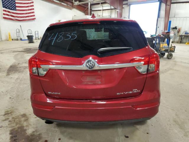 LRBFX2SA3JD004835 - 2018 BUICK ENVISION ESSENCE RED photo 6