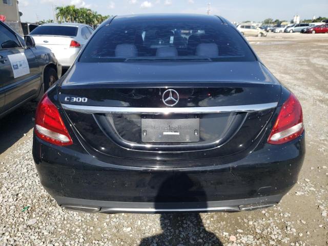 WDDWF4JB1JR414178 - 2018 MERCEDES-BENZ C 300 BLACK photo 6