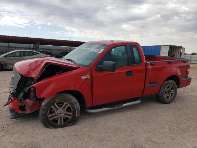 1FTRF02W58KE06895 - 2008 FORD F150 Czerwony zdjęcie 1