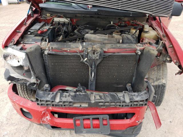 1FTRF02W58KE06895 - 2008 FORD F150 Czerwony zdjęcie 11