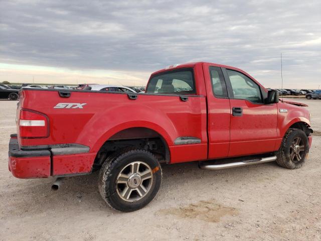 1FTRF02W58KE06895 - 2008 FORD F150 Czerwony zdjęcie 3