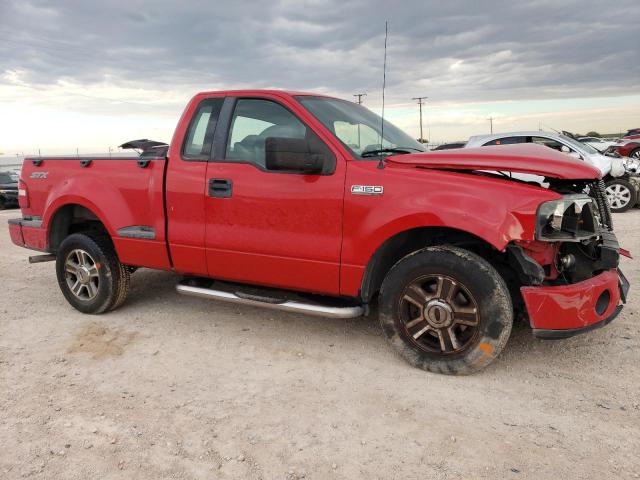 1FTRF02W58KE06895 - 2008 FORD F150 Czerwony zdjęcie 4