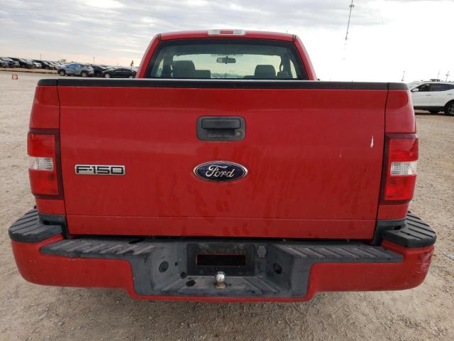 1FTRF02W58KE06895 - 2008 FORD F150 RED photo 6