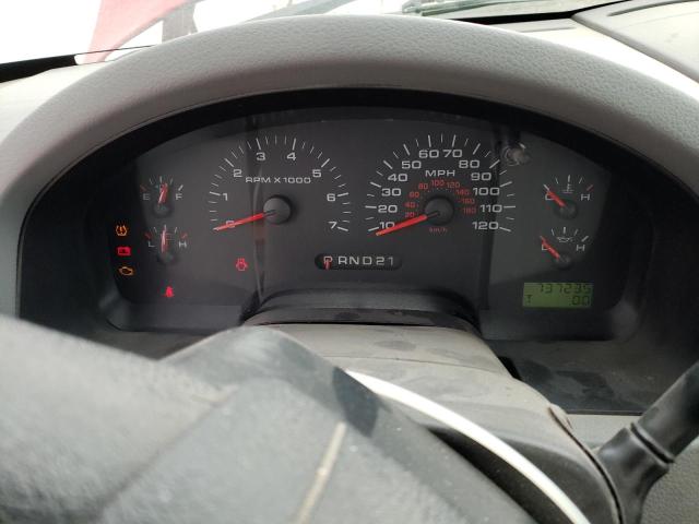 1FTRF02W58KE06895 - 2008 FORD F150 Czerwony zdjęcie 9