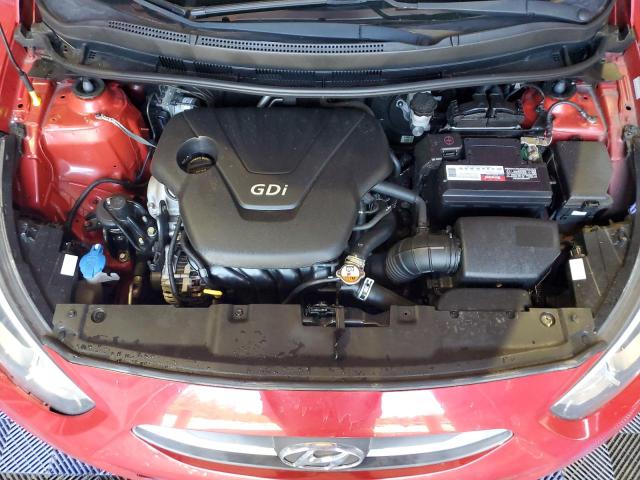 KMHCT4AE3GU089583 - 2016 HYUNDAI ACCENT SE RED photo 11