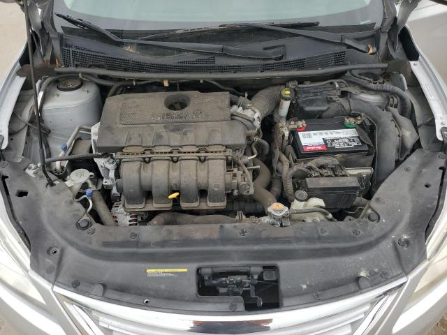 3N1AB7AP2FL671994 - 2015 NISSAN SENTRA S SILVER photo 11