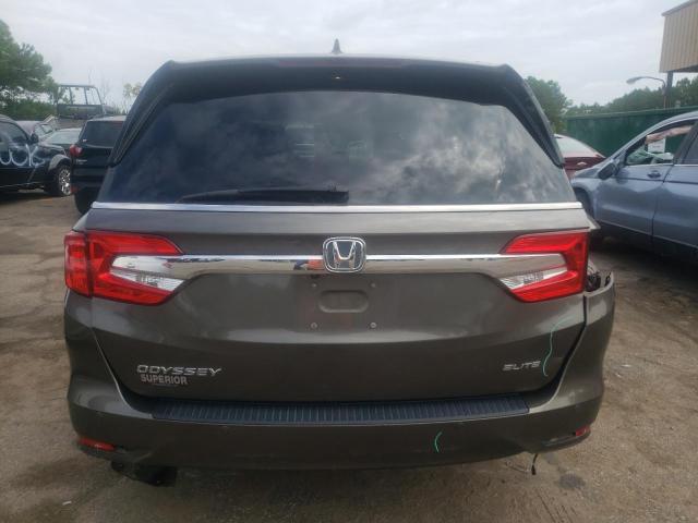 5FNRL6H90JB014942 - 2018 HONDA ODYSSEY ELITE Gris foto 6