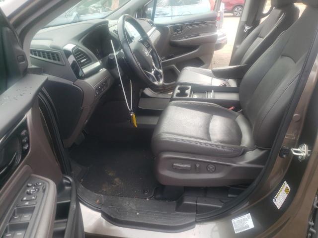 5FNRL6H90JB014942 - 2018 HONDA ODYSSEY ELITE Gris foto 7