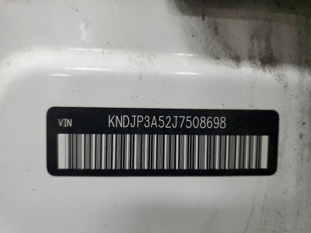 KNDJP3A52J7508698 - 2018 KIA SOUL + WHITE photo 12