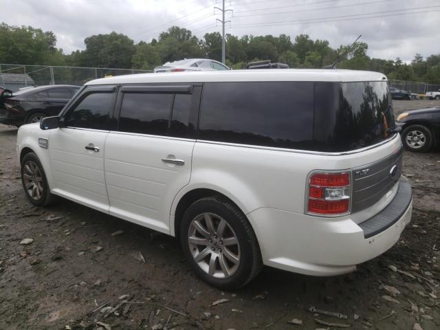 2FMEK63C09BA02895 - 2009 FORD FLEX LIMITED WHITE photo 2