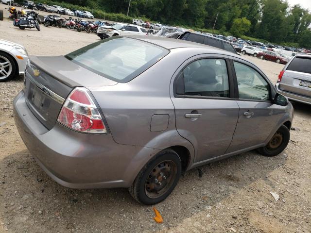 KL1TD5DE5BB193152 - 2011 CHEVROLET AVEO LS SILVER photo 3