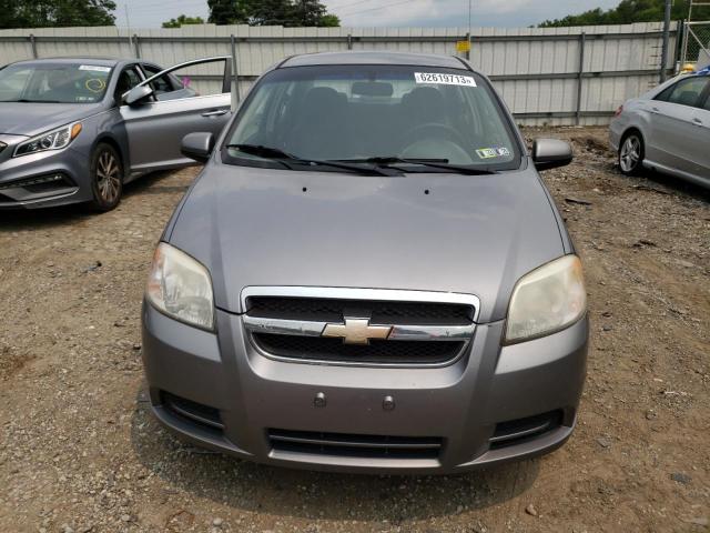 KL1TD5DE5BB193152 - 2011 CHEVROLET AVEO LS ვერცხლისფერი ფოტო 5