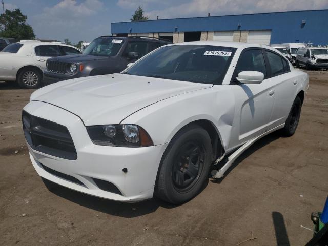 2C3CDXAG7EH368205 - 2014 DODGE CHARGER POLICE WHITE photo 1
