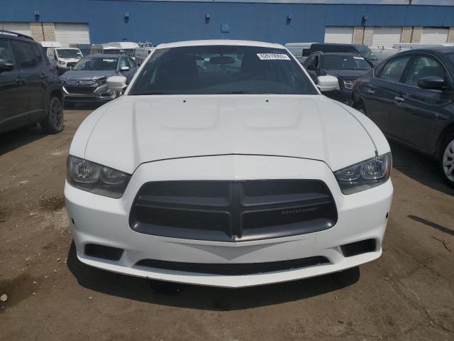 2C3CDXAG7EH368205 - 2014 DODGE CHARGER POLICE WHITE photo 5