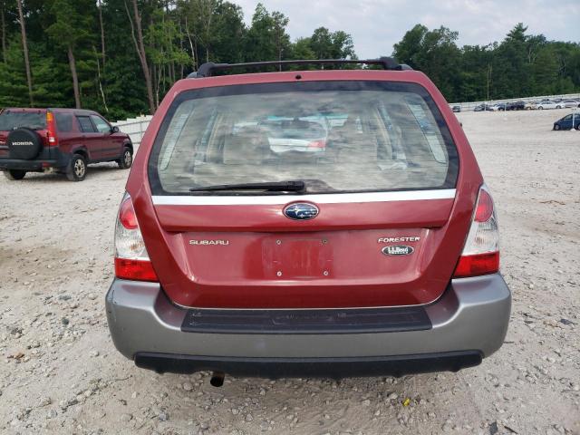 JF1SG67697H716012 - 2007 SUBARU FORESTER 2.5X LL BEAN RED photo 6