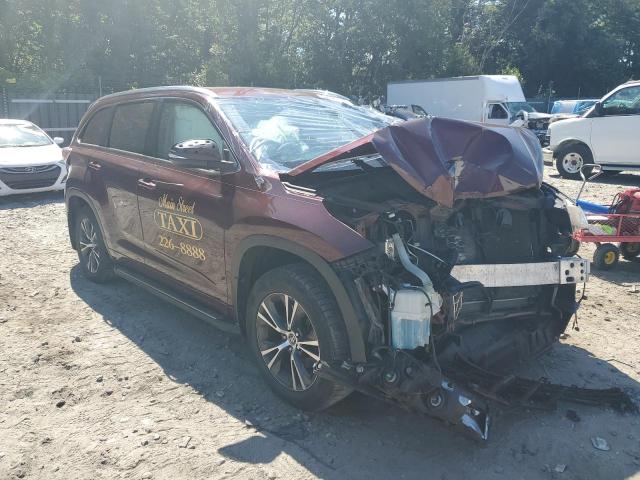 5TDJKRFH8GS243255 - 2016 TOYOTA HIGHLANDER XLE Rot Foto 4