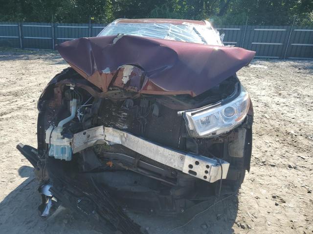 5TDJKRFH8GS243255 - 2016 TOYOTA HIGHLANDER XLE Rot Foto 5