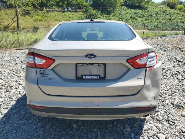 3FA6P0H75GR168966 - 2016 FORD FUSION SE BEIGE photo 6