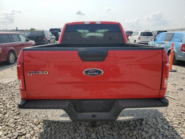 1FTEX1EPXGFC92843 - 2016 FORD F150 SUPER CAB RED photo 6