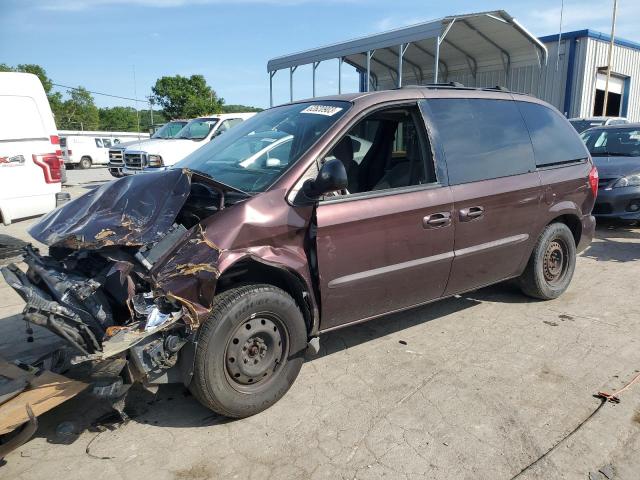 1D4GP45R54B507420 - 2004 DODGE CARAVAN SXT BURGUNDY photo 1