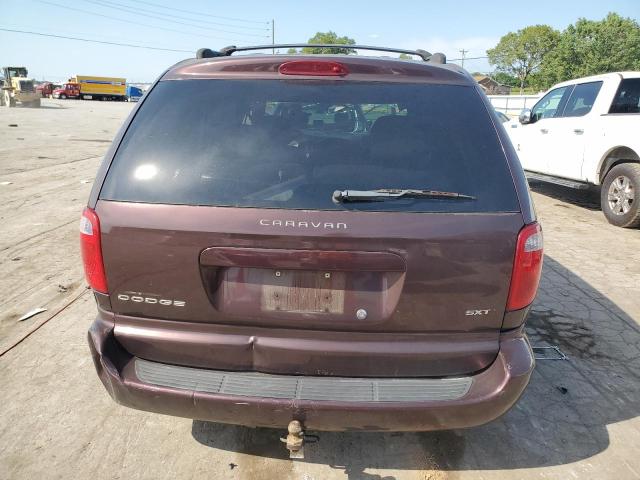 1D4GP45R54B507420 - 2004 DODGE CARAVAN SXT BURGUNDY photo 6