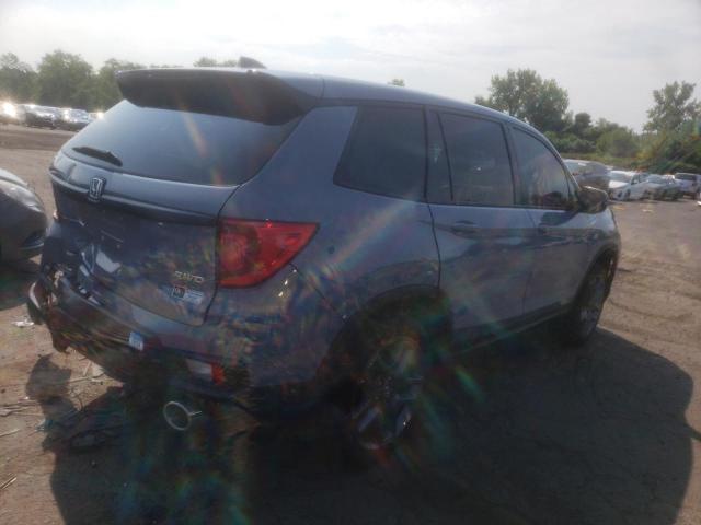 5FNYF8H54PB005813 - 2023 HONDA PASSPORT EXL TURQUOISE photo 3