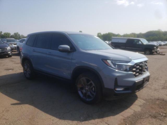 5FNYF8H54PB005813 - 2023 HONDA PASSPORT EXL TURQUOISE photo 4