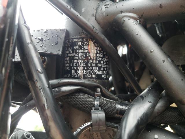 ML5EXER10PDA85271 - 2023 KAWASAKI EX650 R WHITE photo 10