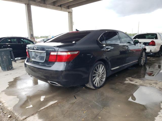 JTHGL46F285030509 - 2008 LEXUS LS 460L BLACK photo 3