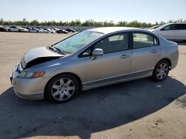 1HGFA16566L060678 - 2006 HONDA CIVIC LX SILVER photo 1