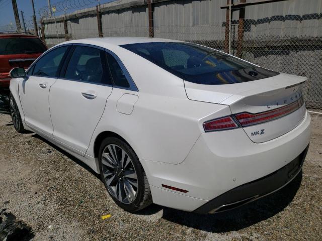 3LN6L5MU8JR623004 - 2018 LINCOLN MKZ HYBRID RESERVE WHITE photo 2