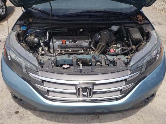 2HKRM3H71EH538456 - 2014 HONDA CR-V EXL TEAL photo 12