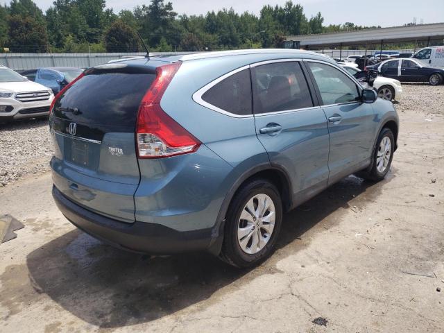 2HKRM3H71EH538456 - 2014 HONDA CR-V EXL TEAL photo 3