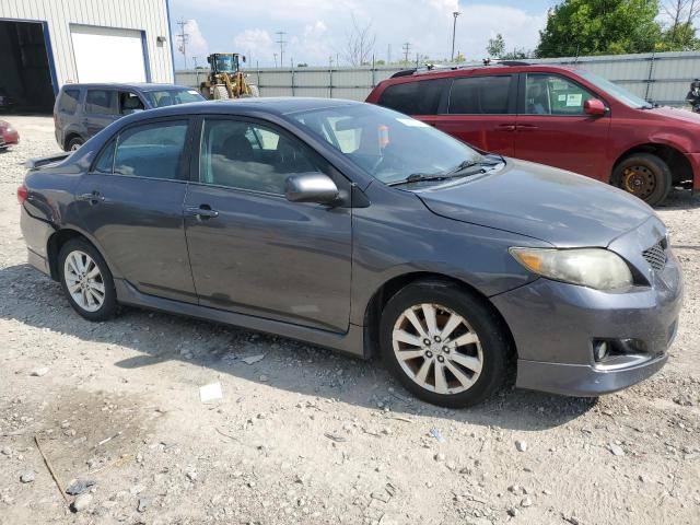 1NXBU40E59Z084396 - 2009 TOYOTA COROLLA BASE GRAY photo 4