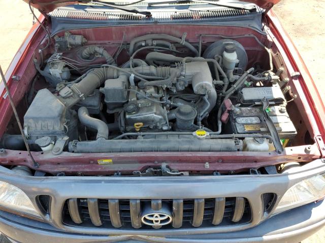 5TENL42N53Z245524 - 2003 TOYOTA TACOMA RED photo 11