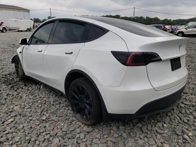 7SAYGDEE4NF339236 - 2022 TESLA MODEL Y WHITE photo 2