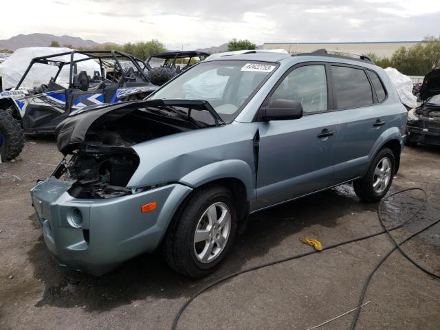 KM8JM12B35U080614 - 2005 HYUNDAI TUCSON GL TURQUOISE photo 1