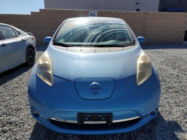 JN1AZ0CP8BT003347 - 2011 NISSAN LEAF SV BLUE photo 5