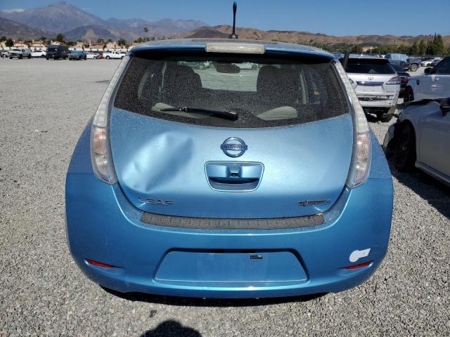 JN1AZ0CP8BT003347 - 2011 NISSAN LEAF SV BLUE photo 6