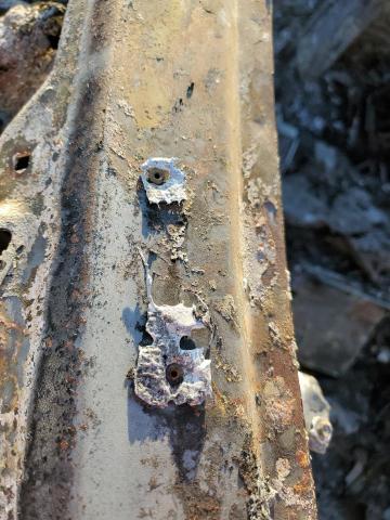 5LMEU68H84ZJ21487 - 2004 LINCOLN AVIATOR 烧焦的 照片 13