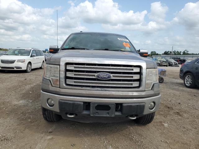 1FTFX1EF5EFB17120 - 2014 FORD F150 SUPER CAB GRAY photo 5