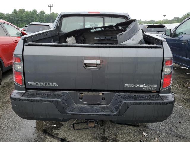 5FPYK1F21DB009378 - 2013 HONDA RIDGELINE RT GRAY photo 6