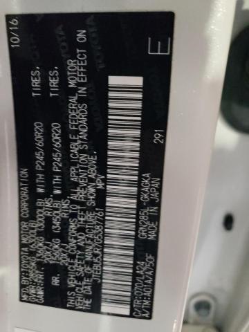 JTEBU5JR7G5387761 - 2016 TOYOTA 4RUNNER SR5/SR5 PREMIUM 白色 照片 12