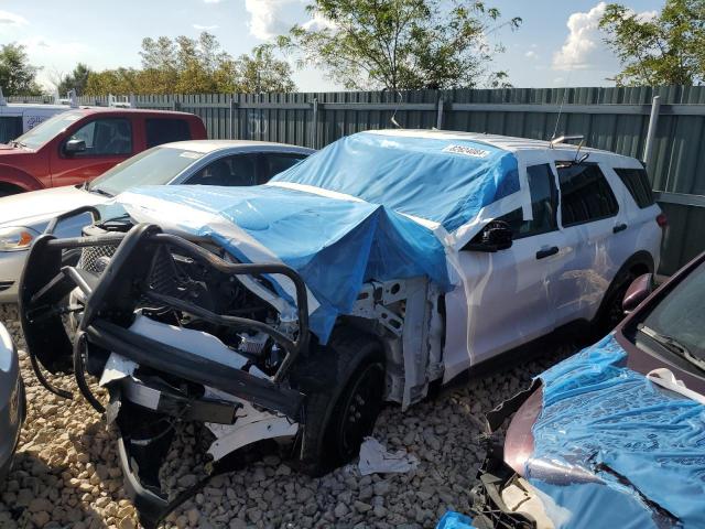 1FM5K8AB3NGA27394 - 2022 FORD EXPLORER POLICE INTERCEPTOR WHITE photo 1
