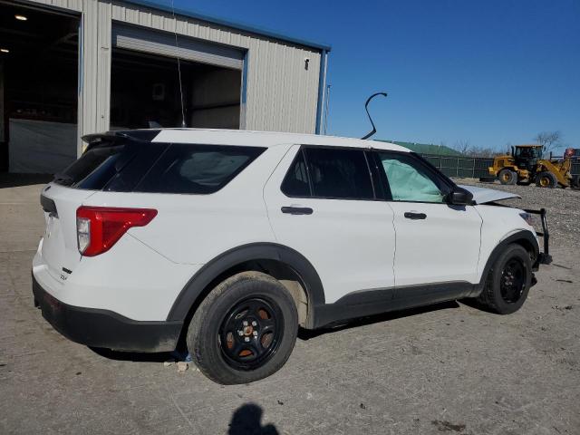 1FM5K8AB3NGA27394 - 2022 FORD EXPLORER POLICE INTERCEPTOR WHITE photo 3