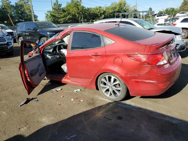 KMHCT4AE7HU357584 - 2017 HYUNDAI ACCENT SE RED photo 2