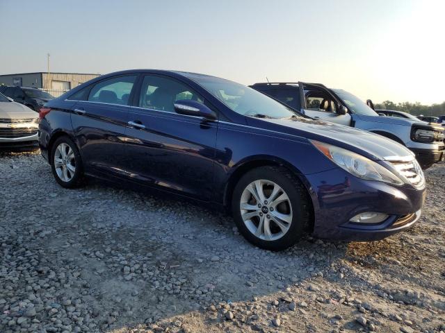 5NPEC4AC5BH031389 - 2011 HYUNDAI SONATA SE BLUE photo 4