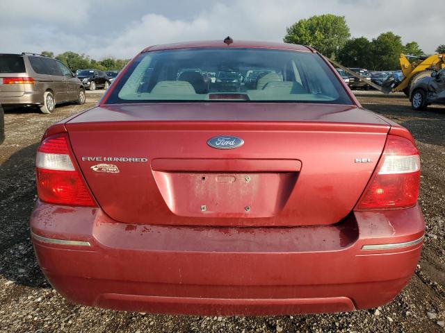 1FAHP24147G152951 - 2007 FORD FIVE HUNDR SEL RED photo 6