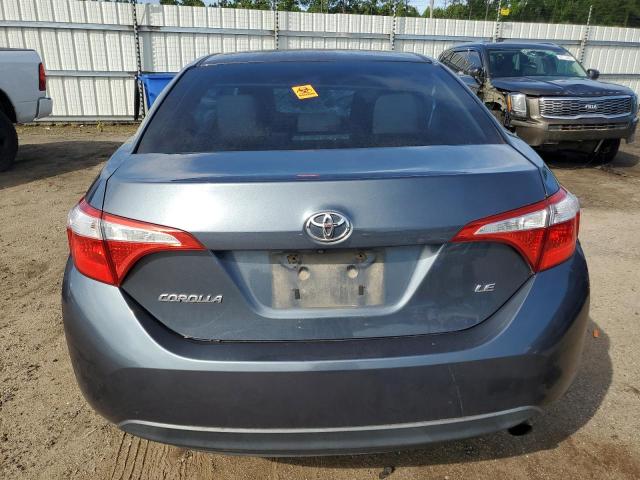 2T1BURHE5FC367721 - 2015 TOYOTA COROLLA L GRAY photo 6